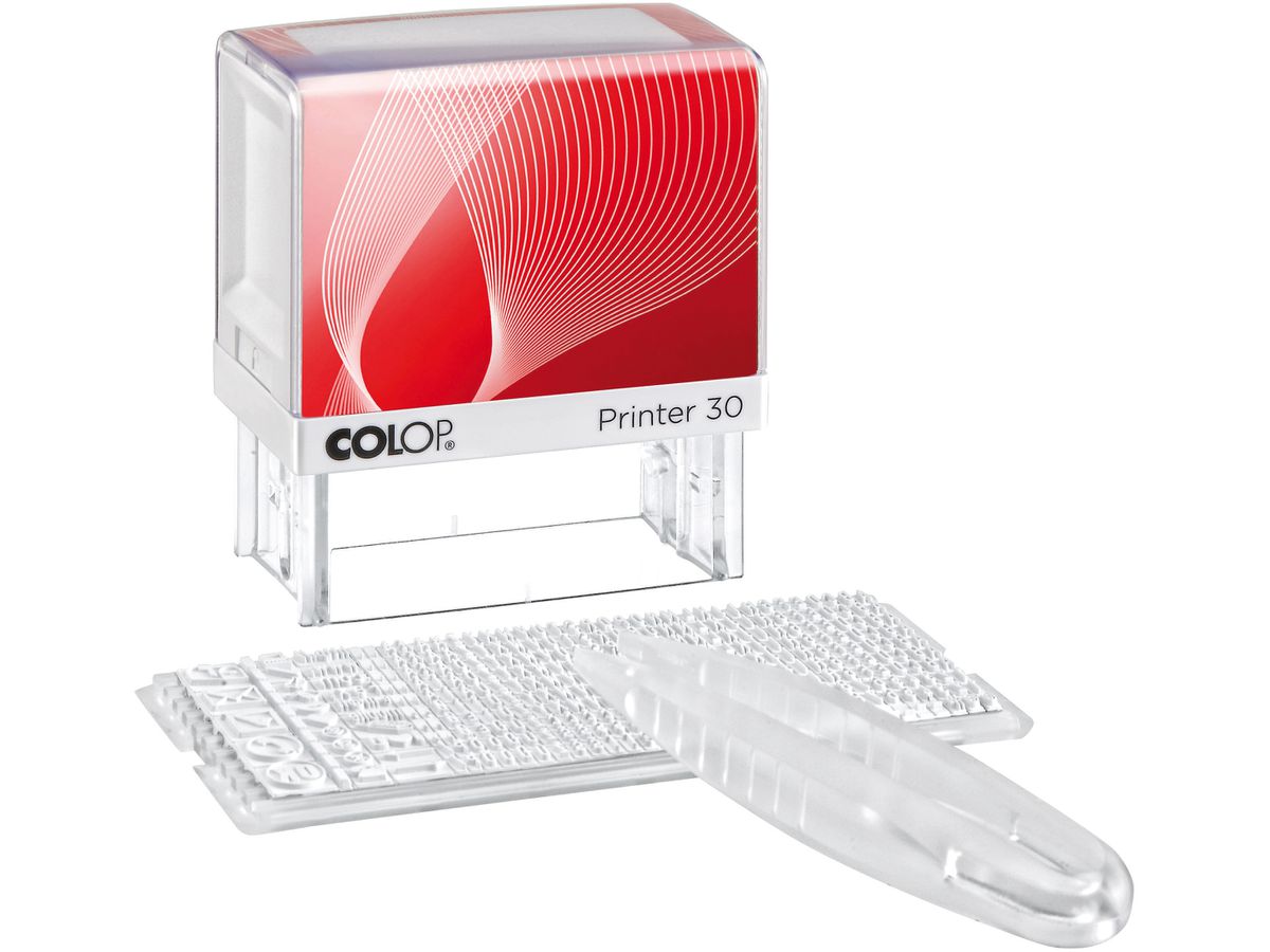 COLOP Stempel-Set 30/2-SET 5 Zeilen 47x18mm (9004362393580)