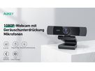 AUKEY Stream Webcam 1080P Dual Mic PC-LM1E black, USB 2.0 (0631390543268)