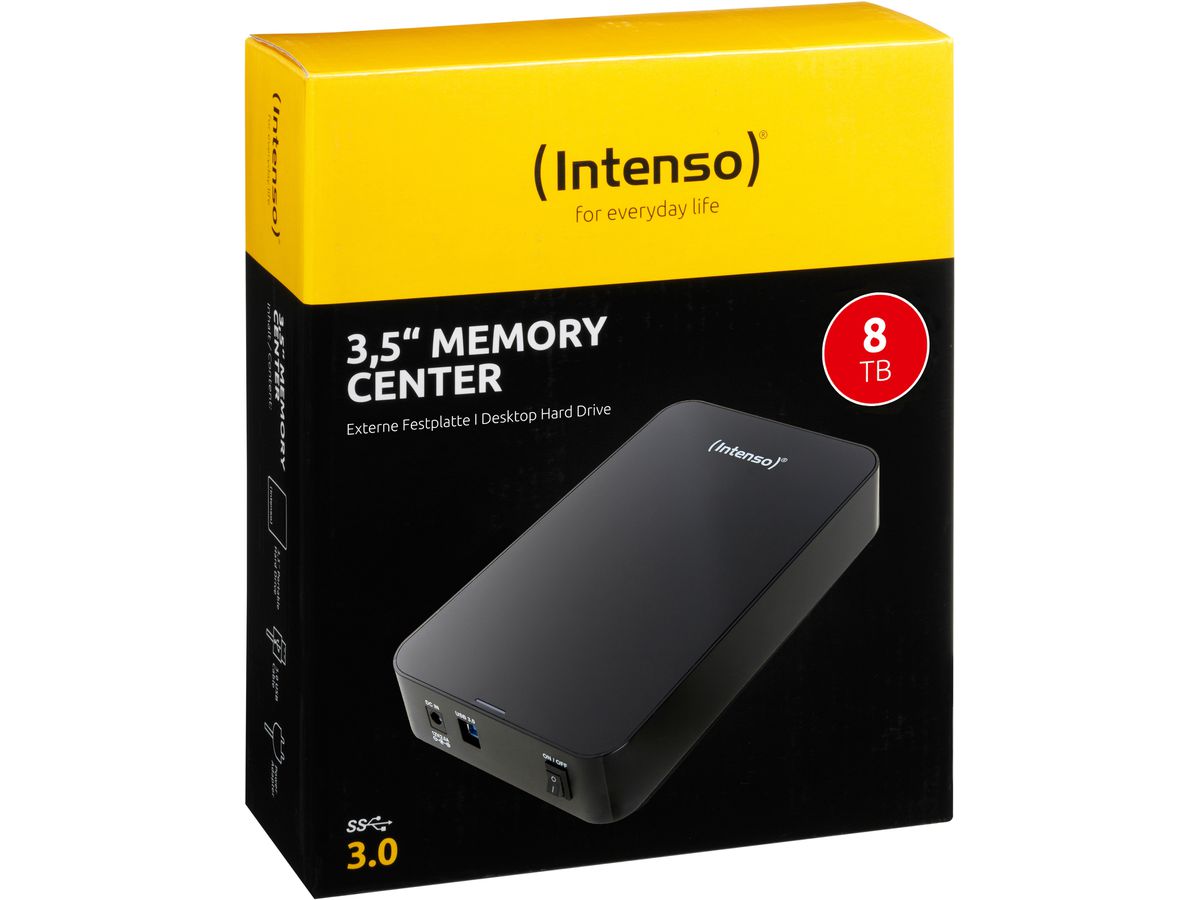 INTENSO HDD Memory Center 8TB 6031516 3.5 inch (4034303023585)