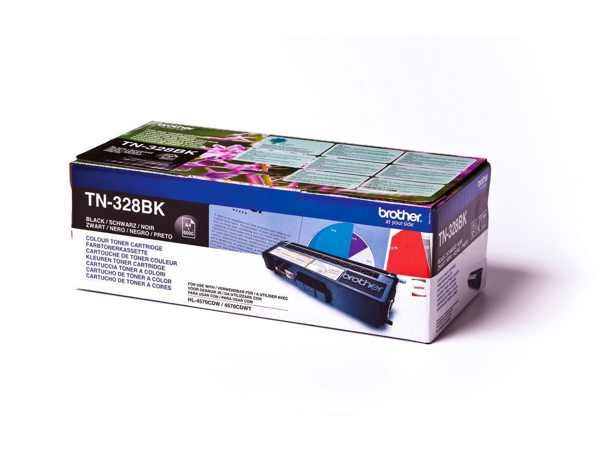 BROTHER Toner Super HY noir TN-328BK HL-4570CDN 6000 pages (4977766679428)