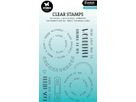 SIZZIX Tampon transp. 13.8x13.8x0.3cm STAMP633 cercles (8713943150191)