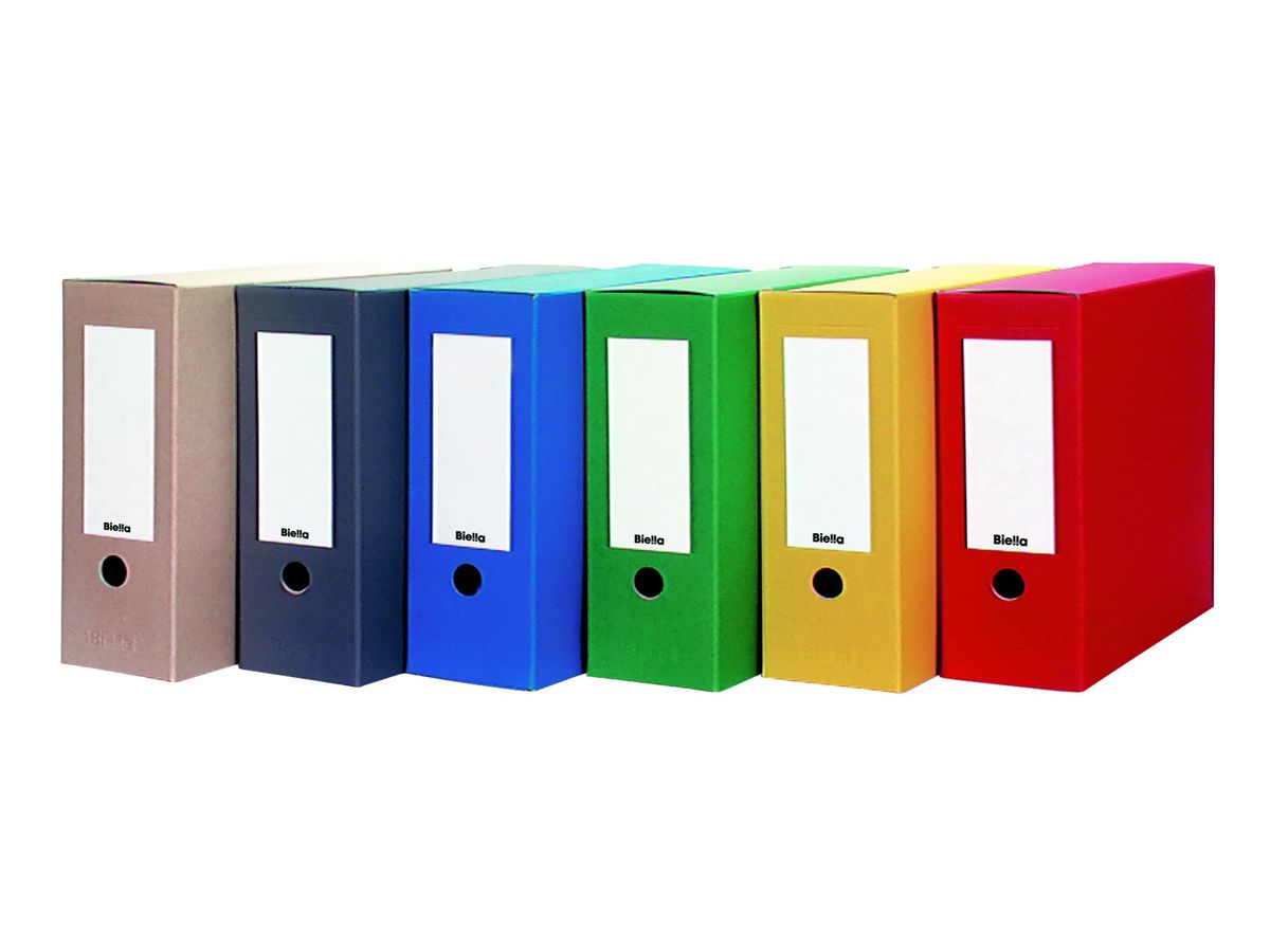 BIELLA Archivschachtel A4 26341005U blau 27.8x10x32.3cm 10 Stk. (7611365272402)