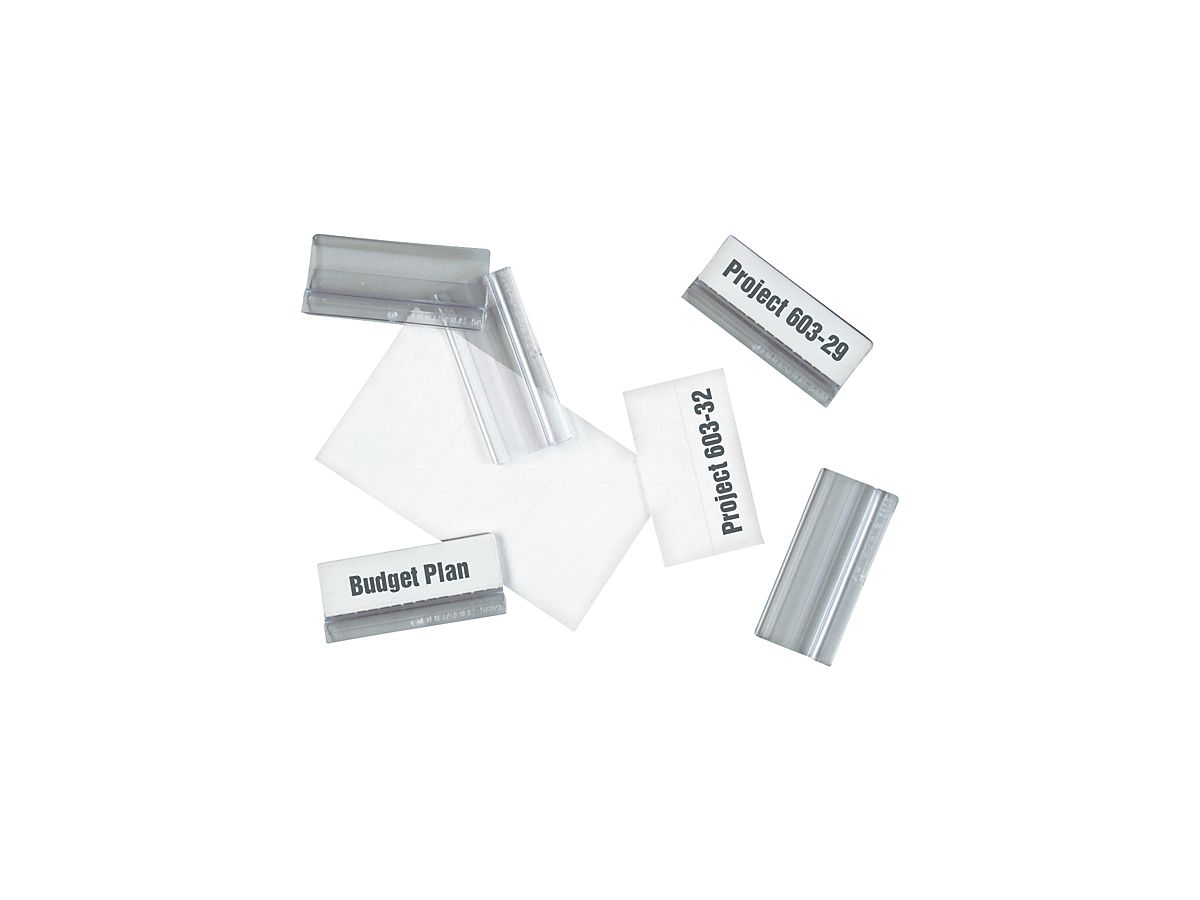 DURABLE Reiter 58mm für Sichttafeln 560919 mit Einsteckschild 10 Stück (4005546521473)