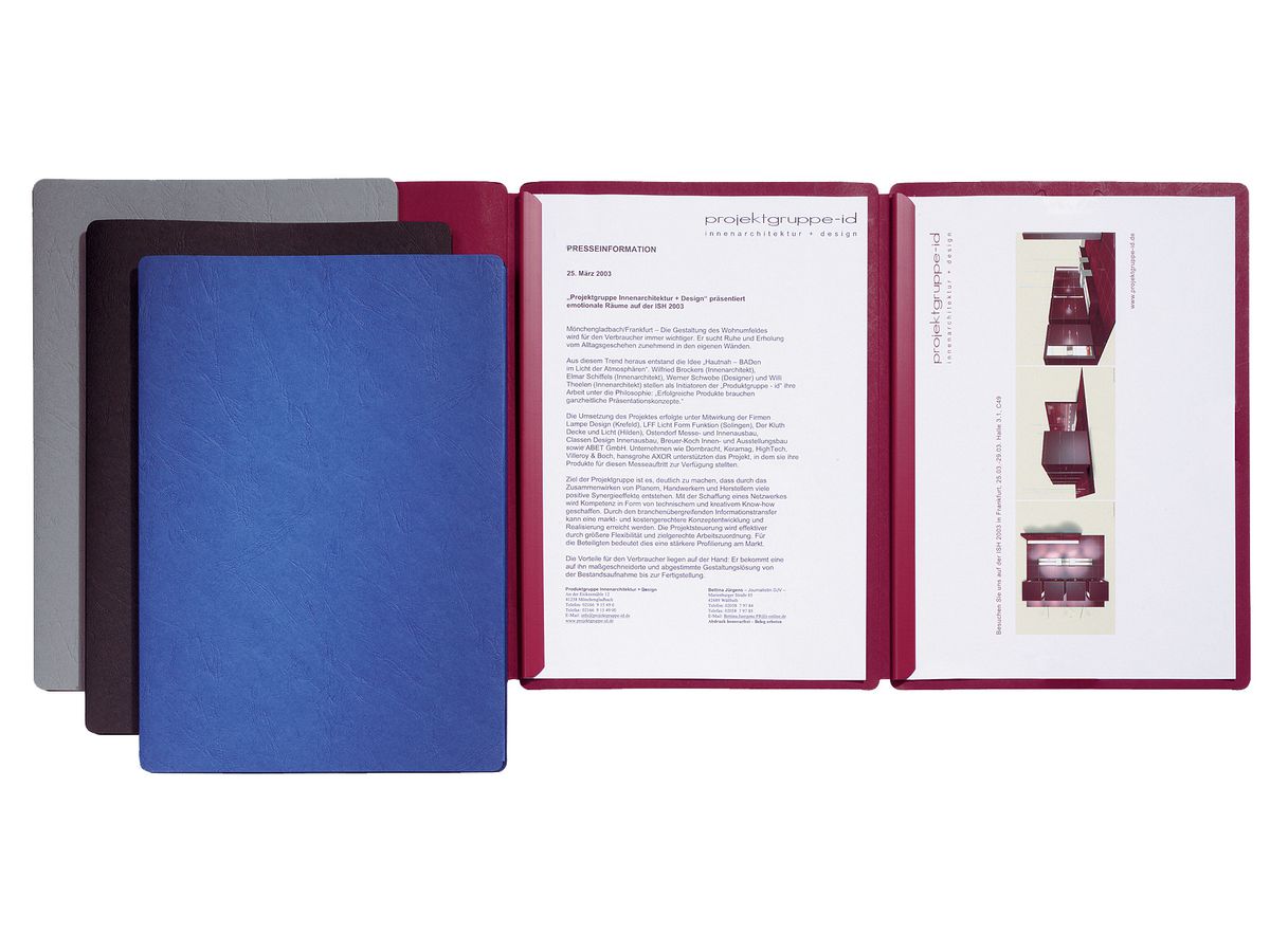 PAGNA Präsentationsmappe 22003-02 blau (4013951000919)