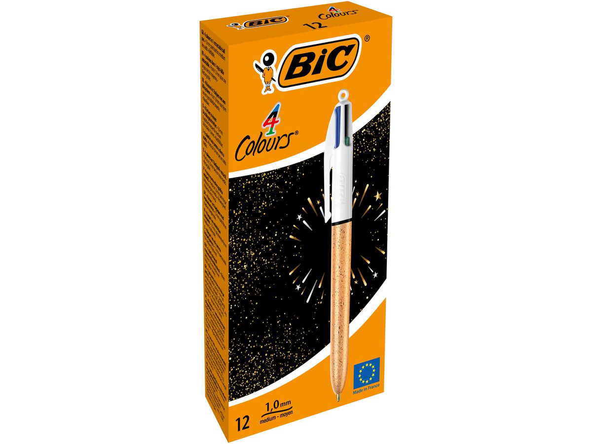 BIC Penna sfera 1mm 992701 4 Colours Frozen 12 pezzi (3086123595125)