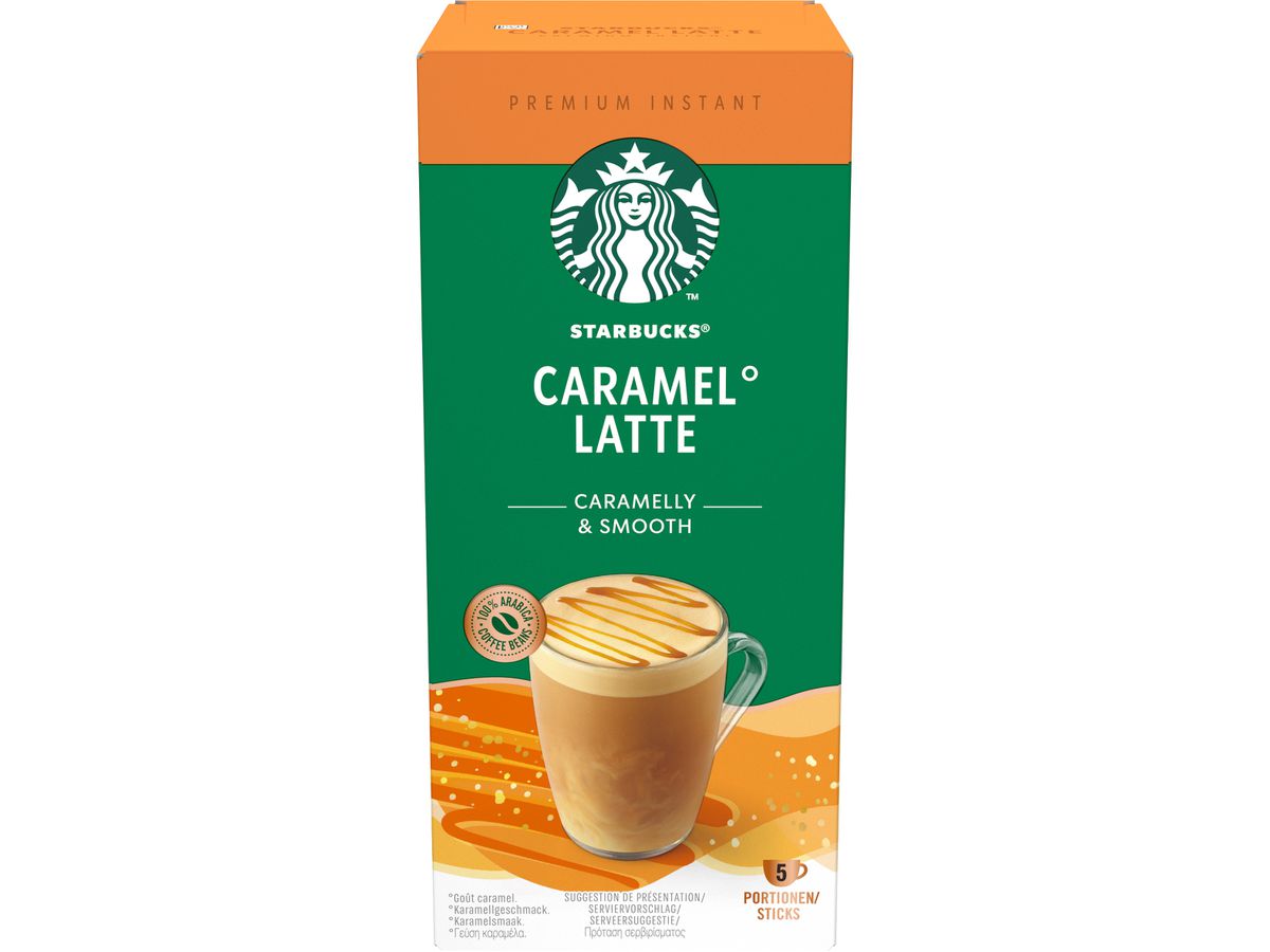 STARBUCKS Instant Sticks 5 Stk. 12562949 Caramel Latte Soluble (8445290041364)