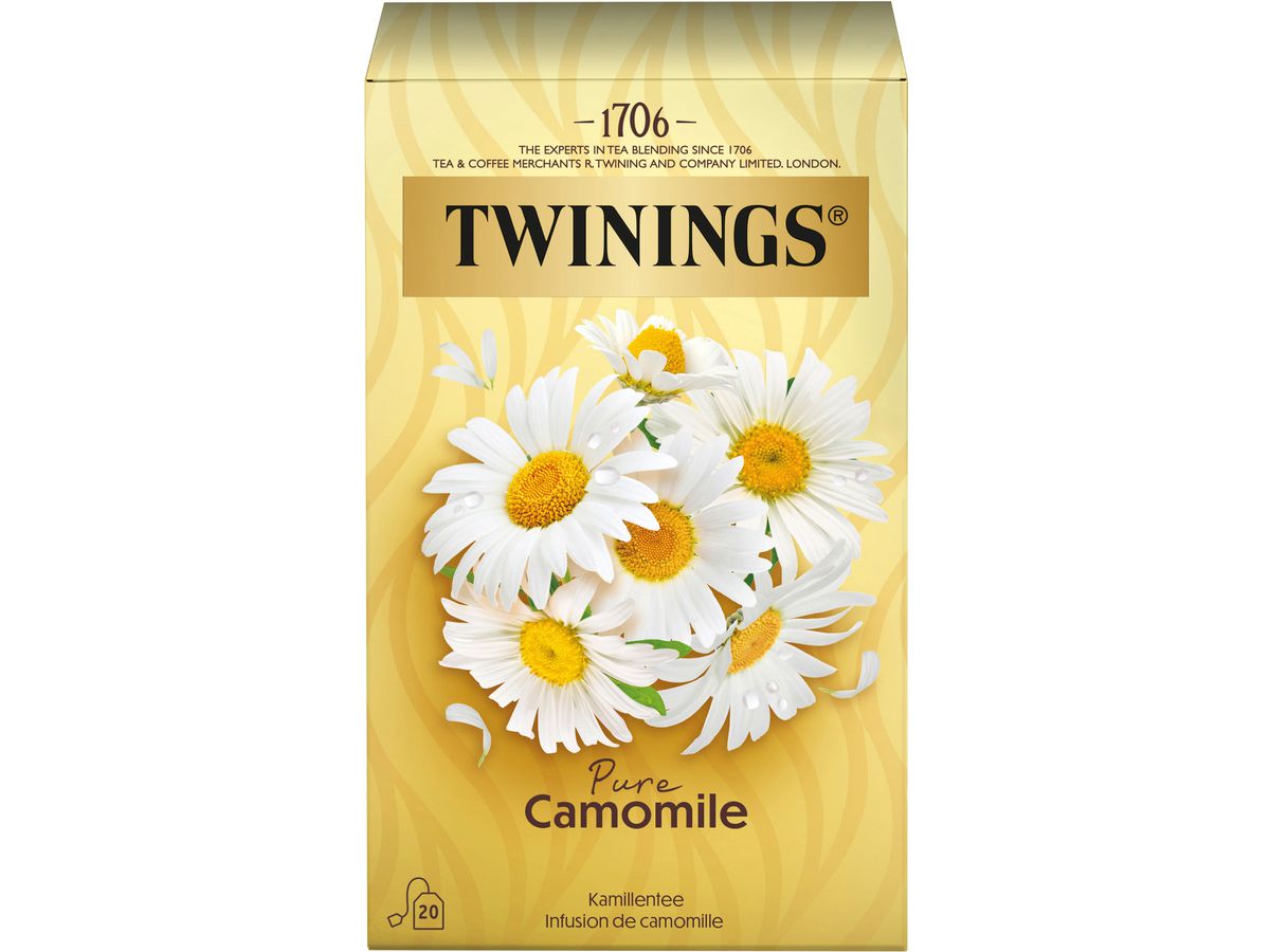 TWININGS Camomilla puro 100017263 Borse 1g, 20 pz. (0070177231897)