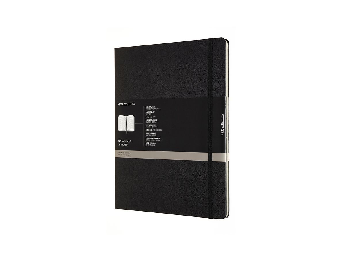 MOLESKINE Taccuino 27,9x21,6cm 620855 nero, 192 pagine (8058647620855)