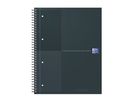 OXFORD Carnet à spirales A4+ 400194457 ligné, noir 80 feuilles (3020120253473)