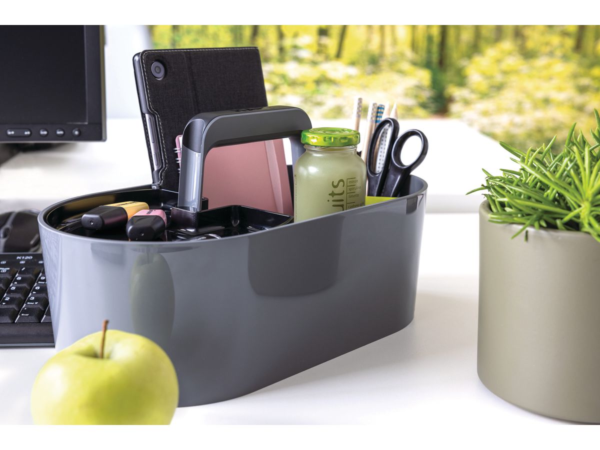 HAN Toolbox LOFT 12.25 mobil grau mit 4 Fächern (4012473120020)