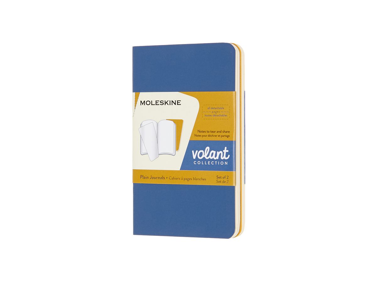 MOLESKINE Notizheft 2x 10.5x6.5cm 620558 blanko,feilchen/bernst.,56 S. (8058647620558)