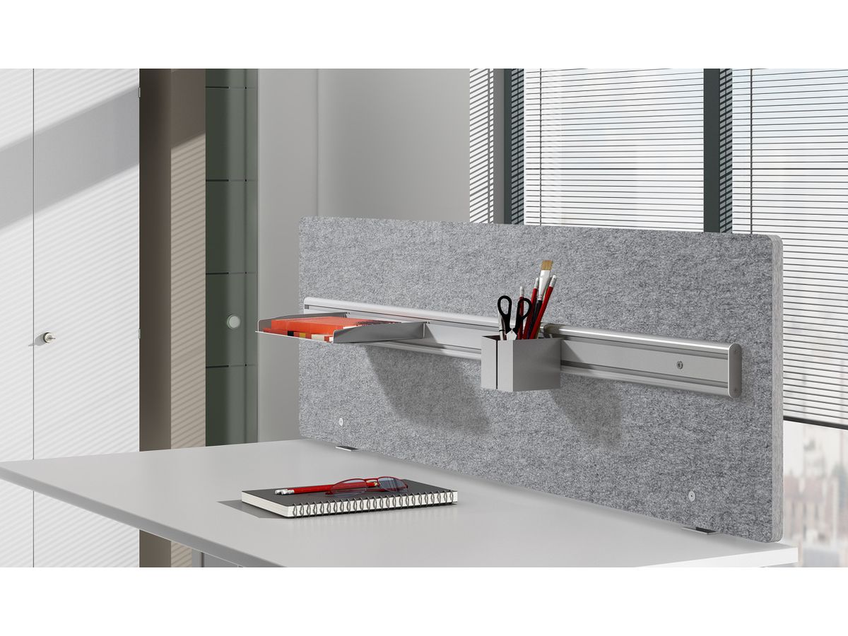 APOLLO Organisations-Set VORGSET/S grau, für Trennwand 3-teilig (4032062170687)