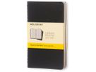MOLESKINE Notizheft Cahier A6 704901 kariert, schwarz 3 Stück (9788883704901)
