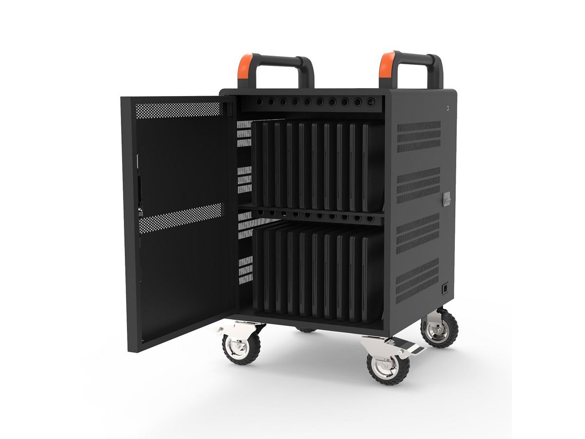 PORT naotic Charging Cabinet 901973 20 Notebooks+Rack 1XU 19Zoll (3567049019730)