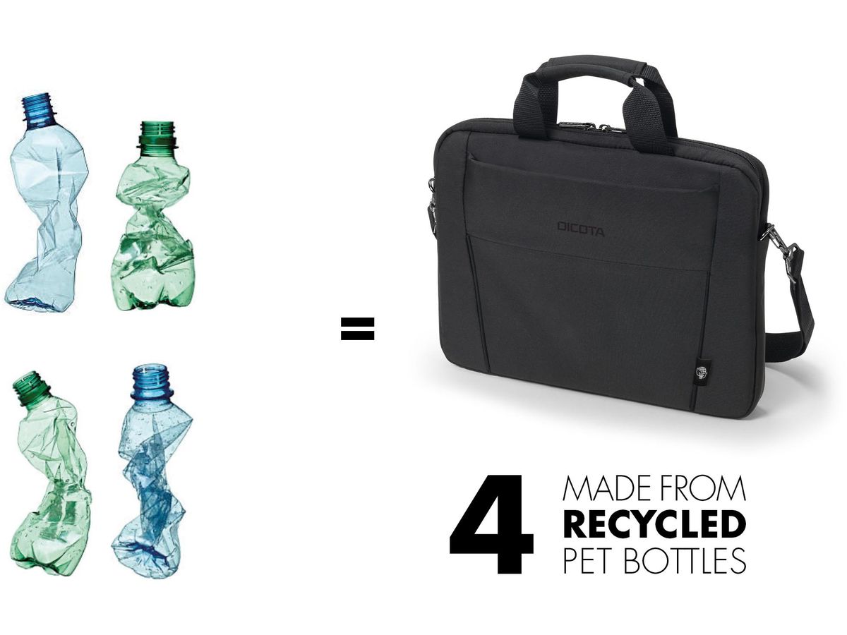 DICOTA Eco Slim Case BASE black D31304-RPET for Unviversal 13-14.1 (7640186418799)