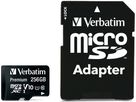 VERBATIM Micro SDXC Card 256GB 44087 with Adapter Class 10. UHS 1 (0023942440871)