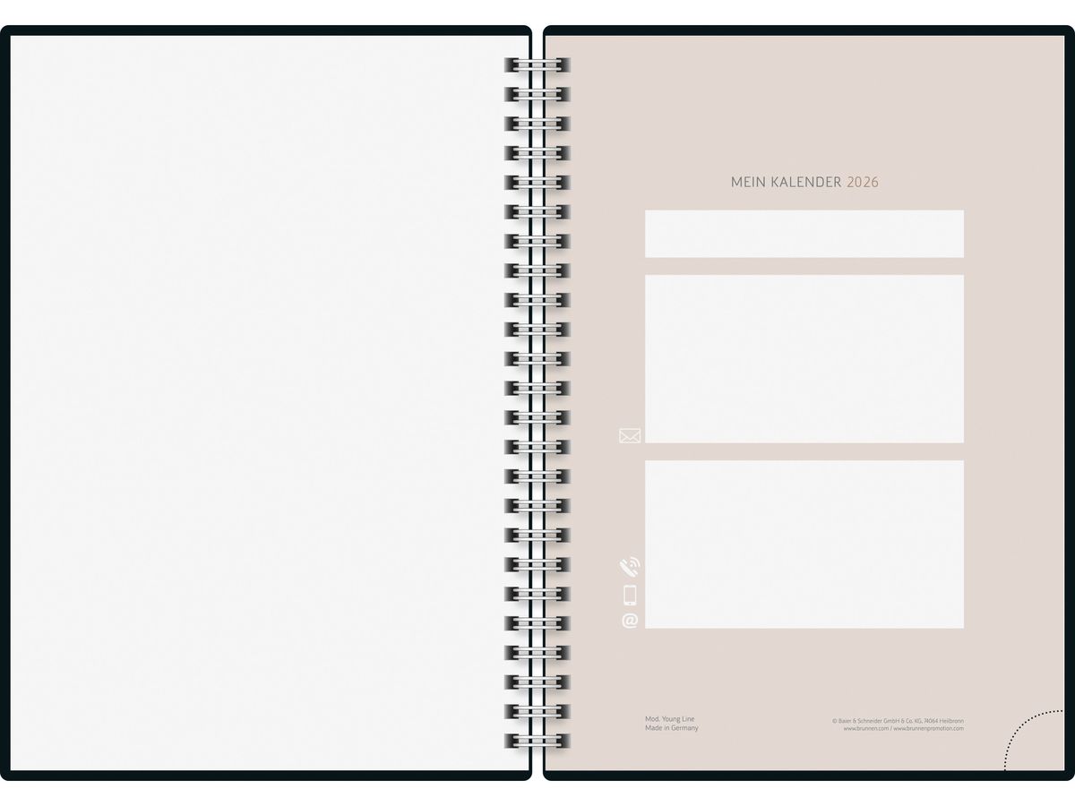 RIDOIDE Design Line 2026 7021407026.26 1S/2P One Line TE 14.8x21cm (4061947145762)