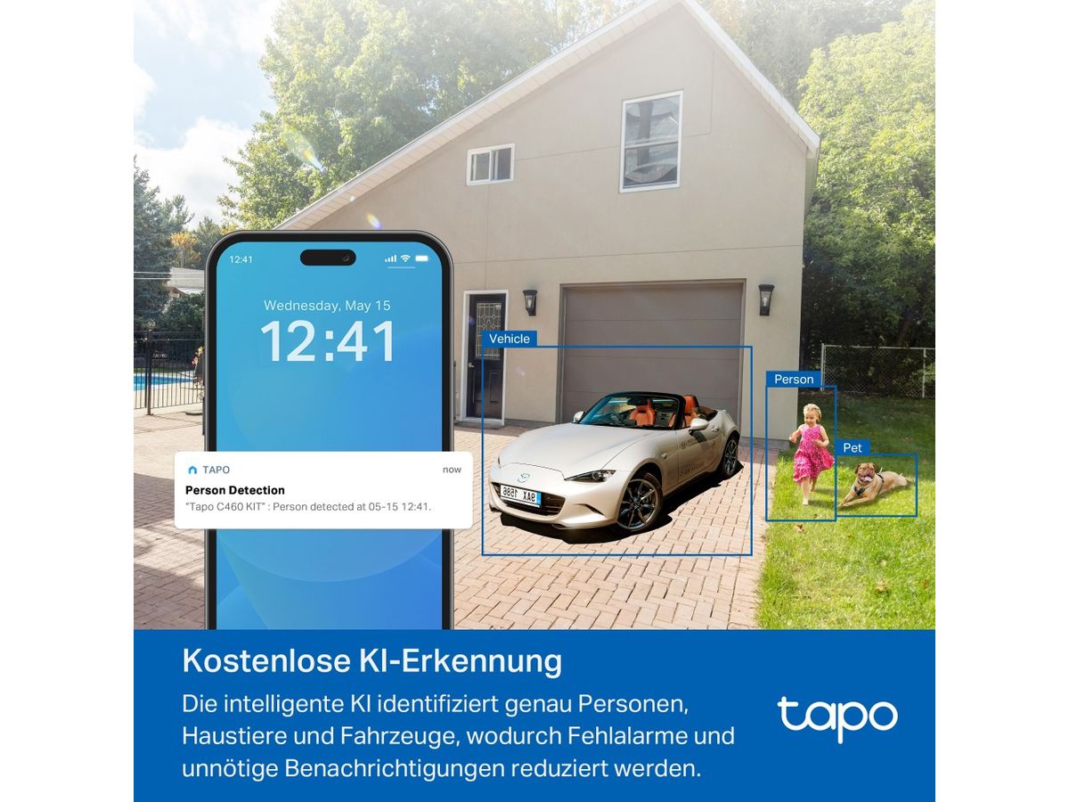 TP-LINK Solar-Security Camera Kit Tapo C460 KIT (8885020629521)