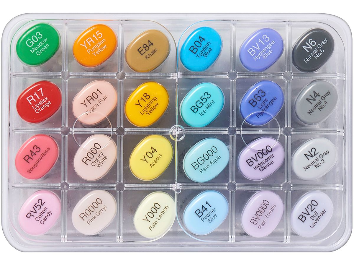 COPIC Marker Sketch 21075525 Manga Illustration, 24 pcs. (4511338063217)