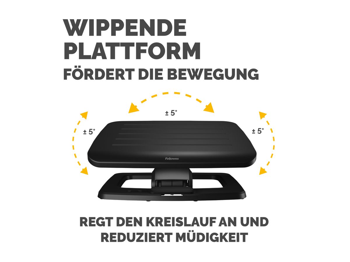 FELLOWES Fussstütze Hana LT 100016998 schwarz (0043859796106)