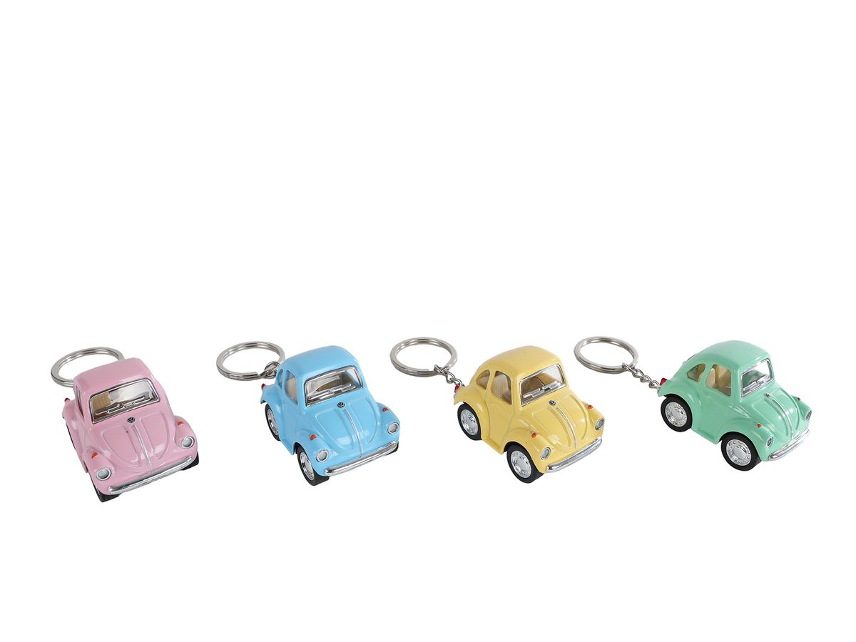 ROOST Schlüsselanhänger VW Beetle 520397 pull back, assortiert (8713219527160)