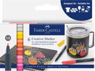 FABER-CASTELL Creative Marker 1-3mm 160705 Summer breeze 6 pezzi (4005401607052)