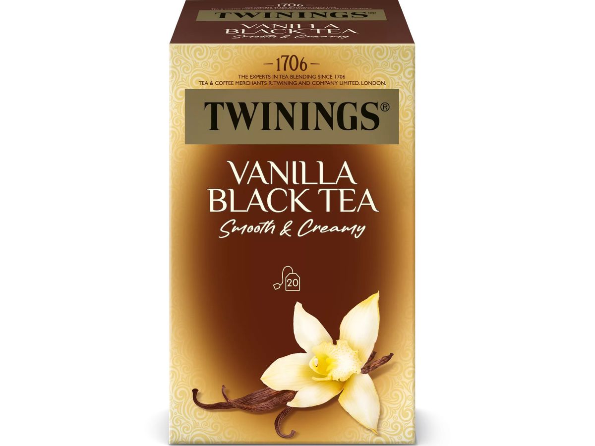 TWININGS Vanilla Black 100018061 Borse 2g, 20 pz. (0070177234393)