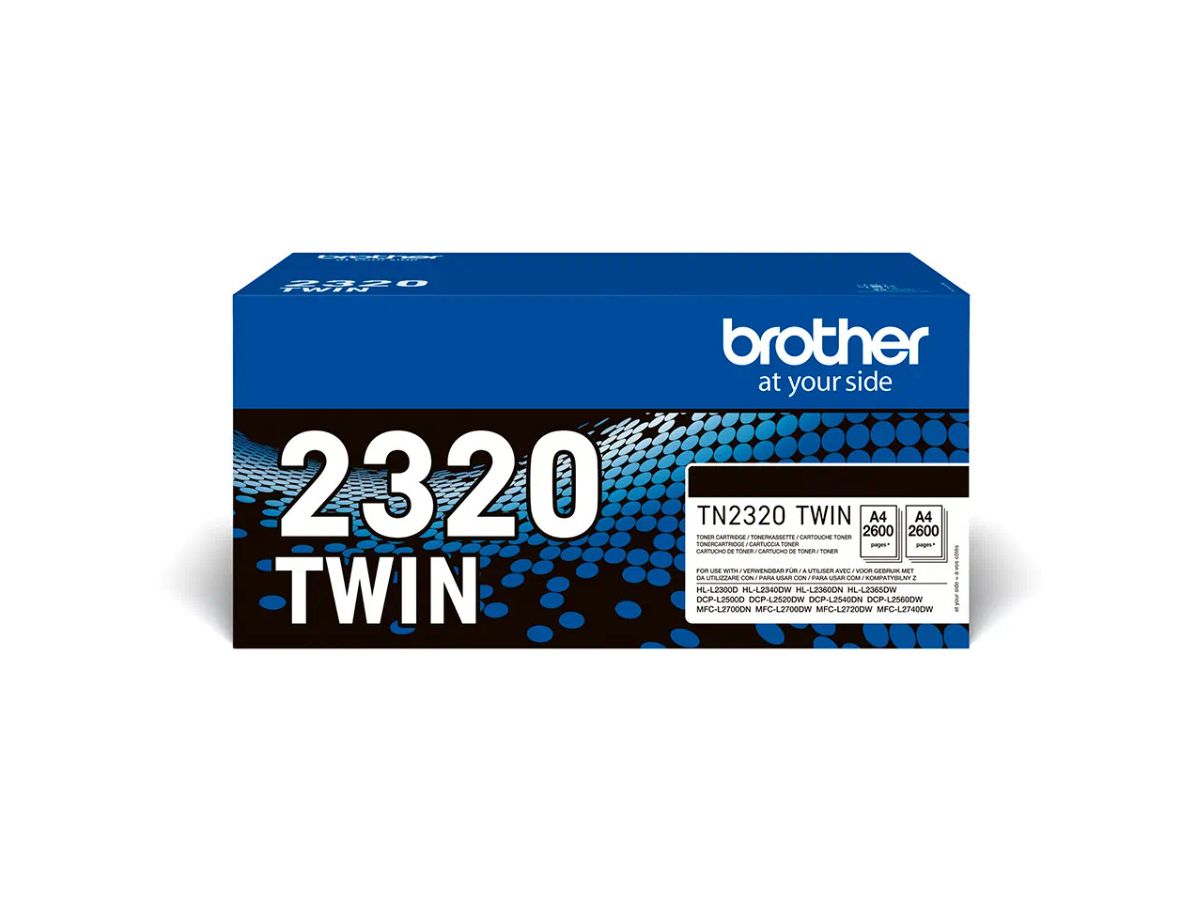 BROTHER Toner Twin Pack black TN-2320TWIN HL-L2340/L2360 2x2600 pages (4977766812740)