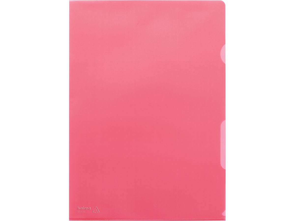 KOLMA Sichtmappen Superstrong A4 59.433.04 rot 10 Stück (7611967590102)