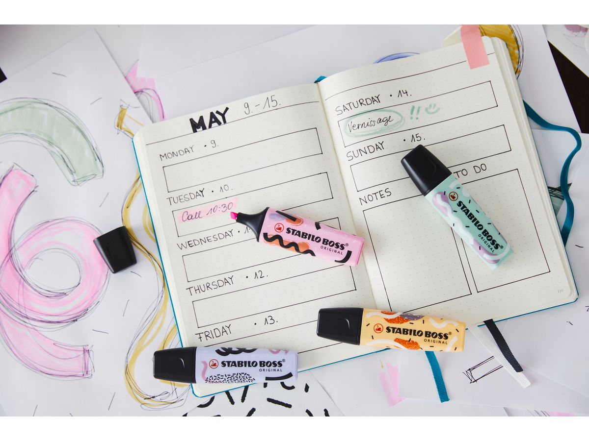 STABILO Textmarker BOSS ORIGIN. 2-5mm 70/111-101 by Ju, blu nuvoloso (4006381590679)