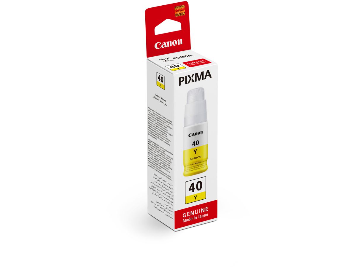 CANON Flacone d'inchiostro magenta GI-40Y PIXMA G5040/G6040 70ml (4549292134131)