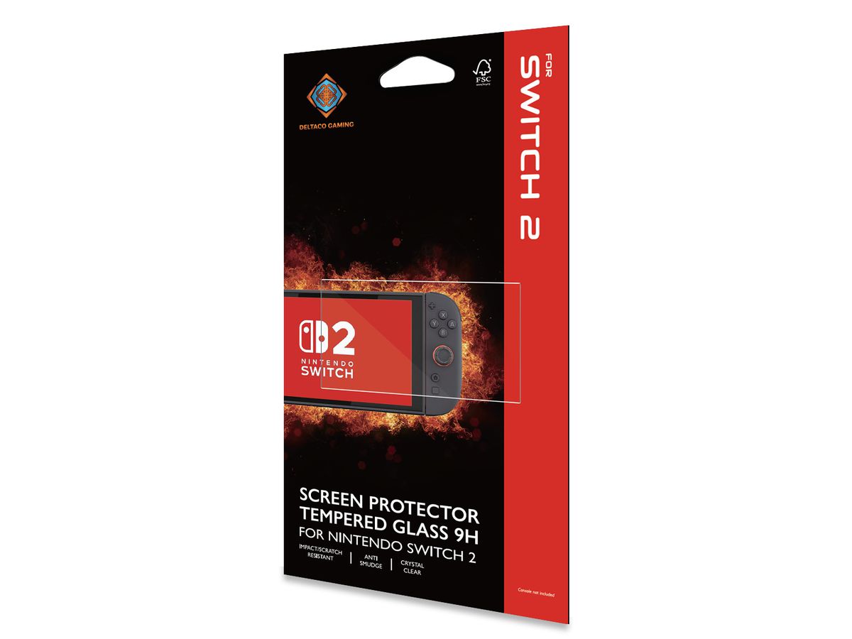 DELTACO Screen protector NSW 2 GAM-191 crystal clear (5706470155022)