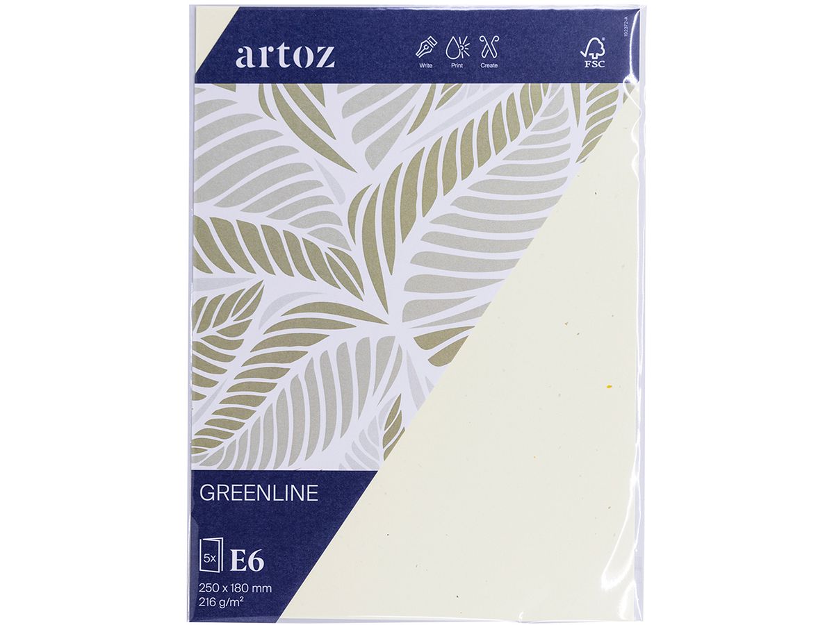 ARTOZ Cartoline 1001 E6 19237226-242 216g, tortilla 5 fogli (7612996955832)