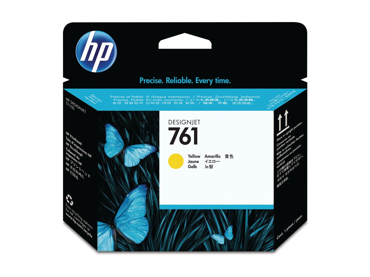 HP Tête d'imp. 761 yellow CH645A DesignJet T7100 (0885631448205)
