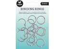 SIZZIX Bindung Klickri. 2.3x2.3x0.3cm RING03 silber 12 Stück (8713943134283)