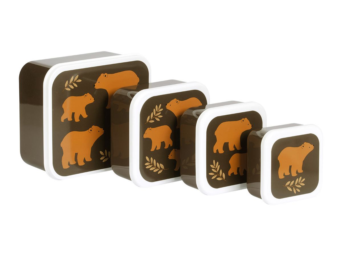 ALLC Lunch & Snackbox Set SBSEBE43 Bears (8719715001937)