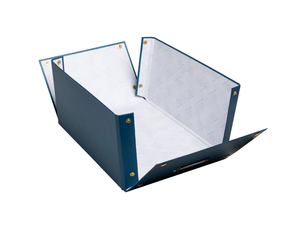 EXACOMPTA Scatola portaoggetti Neo Deco 62352E blu, A4+ 27x36x19cm (3130630623526)