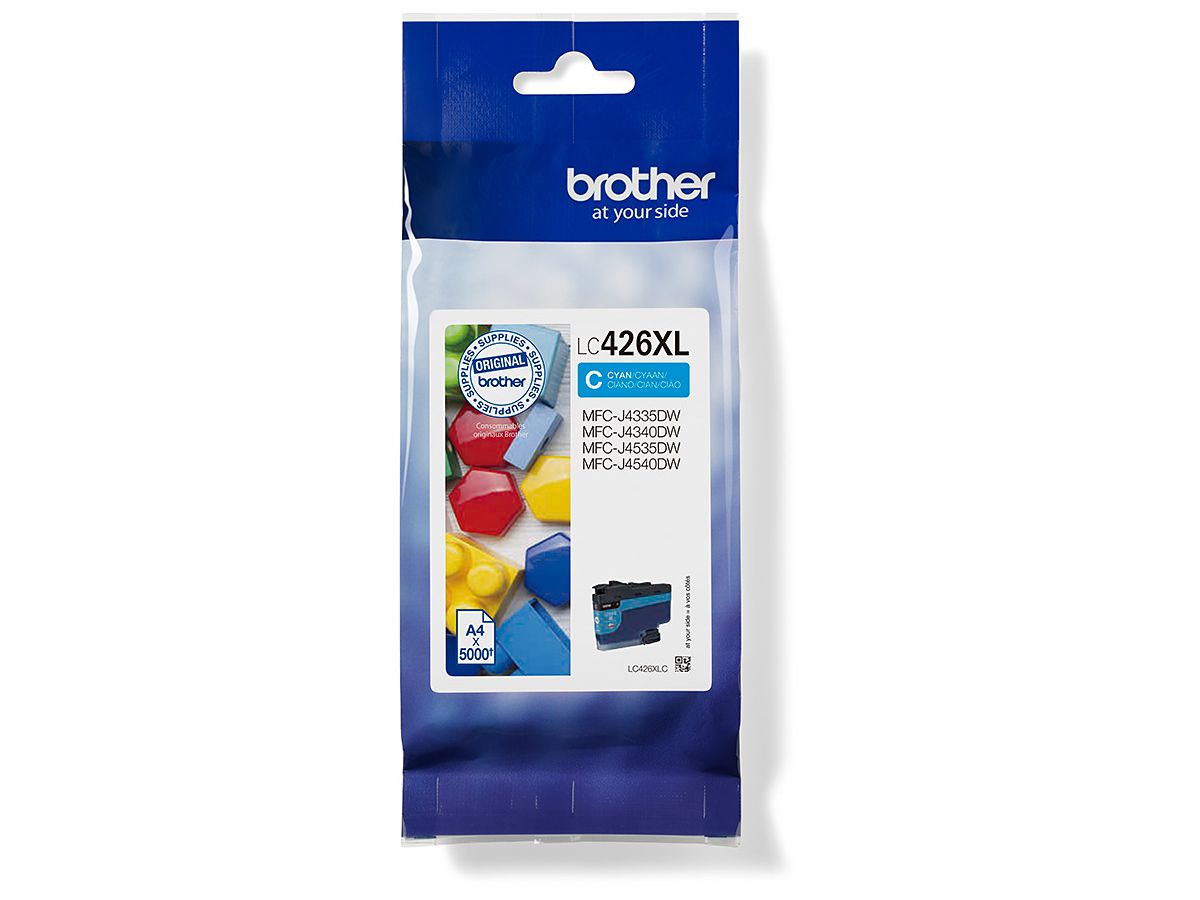 BROTHER Cart. d'inchiostro HY cyan LC-426XLC MFC-J4335 5000 pagine (4977766809528)