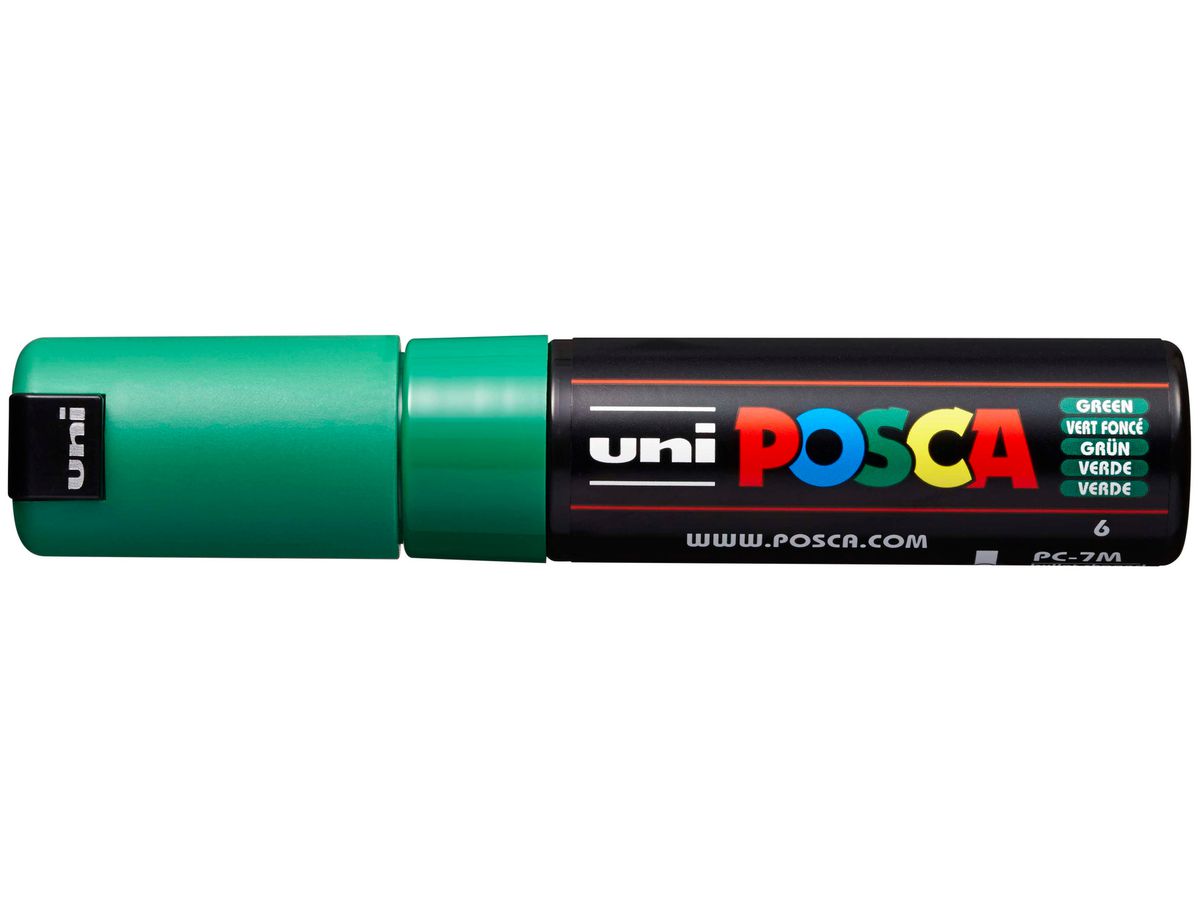 POSCA Marker 4.5-5.5mm PC-7M GREEN verde (4902778228302)