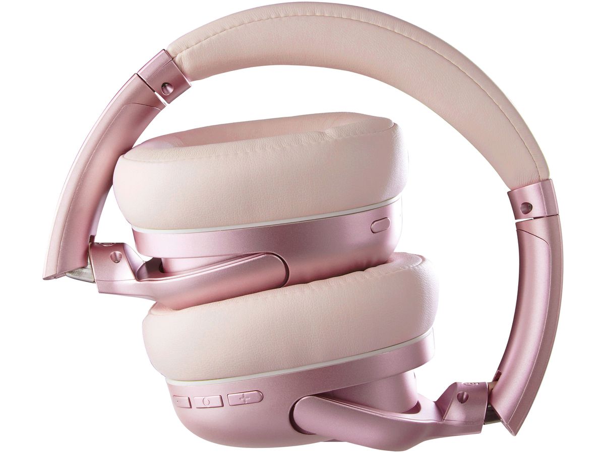 INTENSO Overear Headphones TWS 3740403 Bluetooth, Hybrid ANC Rose (4034303035519)