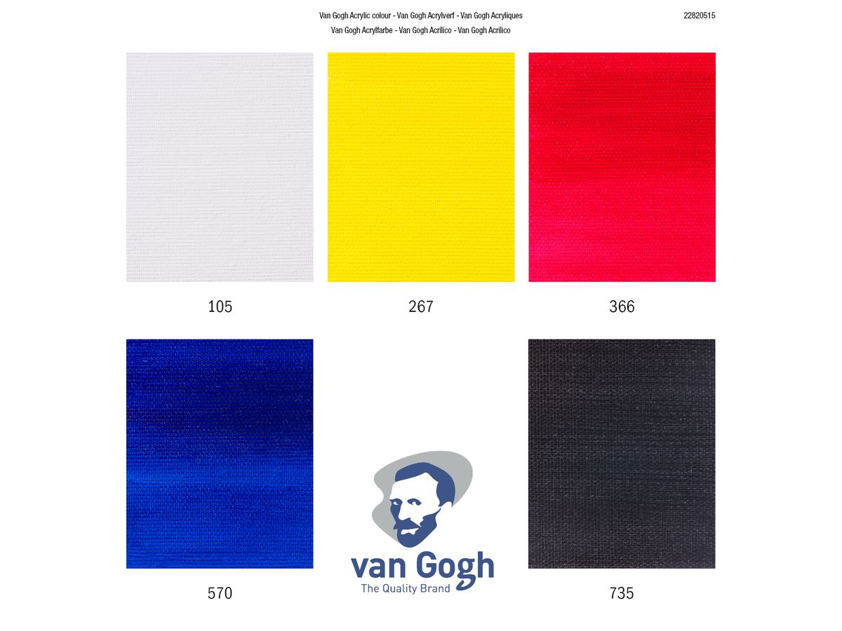 VAN GOGH Colori acrilici 22820515 5x40 ml (8712079498436)