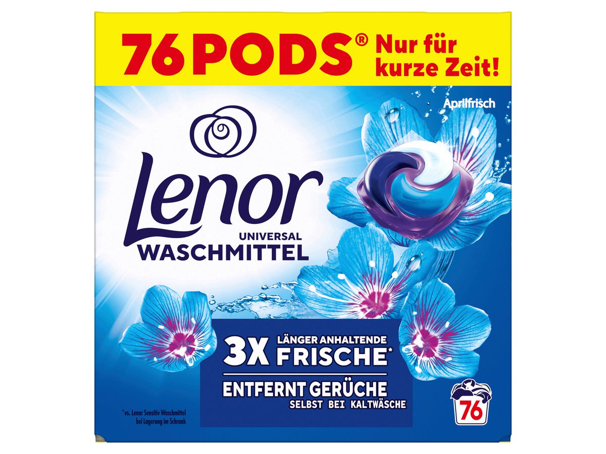 LENOR Detersivo Allin1 972043 Fresco aprile 76 Pods (8700216707756)