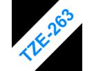 PTOUCH Band, laminiert blau/weiss TZe-263 PT-3600 36 mm (4977766685603)