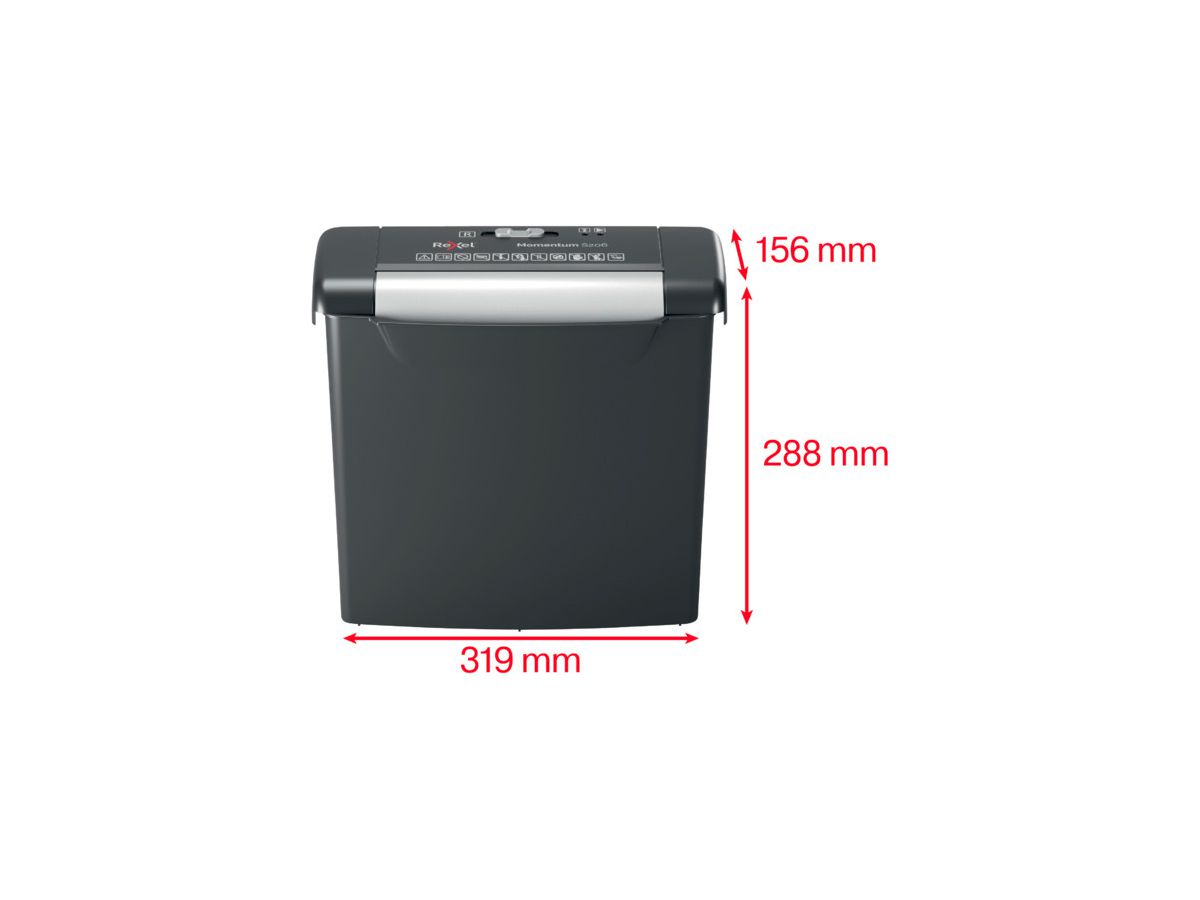 REXEL Distruggi docum. Momentum 2104568EU S206, P-2, 9lt (5028252523158)