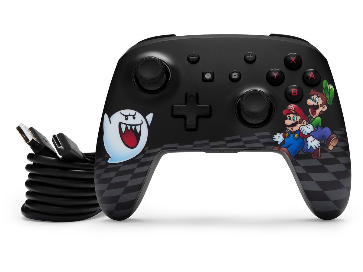 POWER A Enhanced Wireless Ctrl. NSGP0431-01 NSW,Lum.Ghost Peek a Boo (0617885135415)