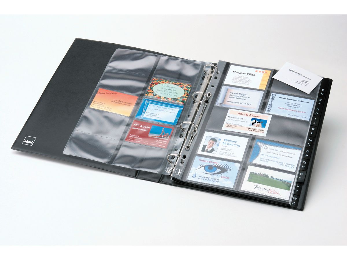 SIGEL Class.bigli.d.visita 325x270mm VZ301 A-Z per 400 carte (4004360980077)