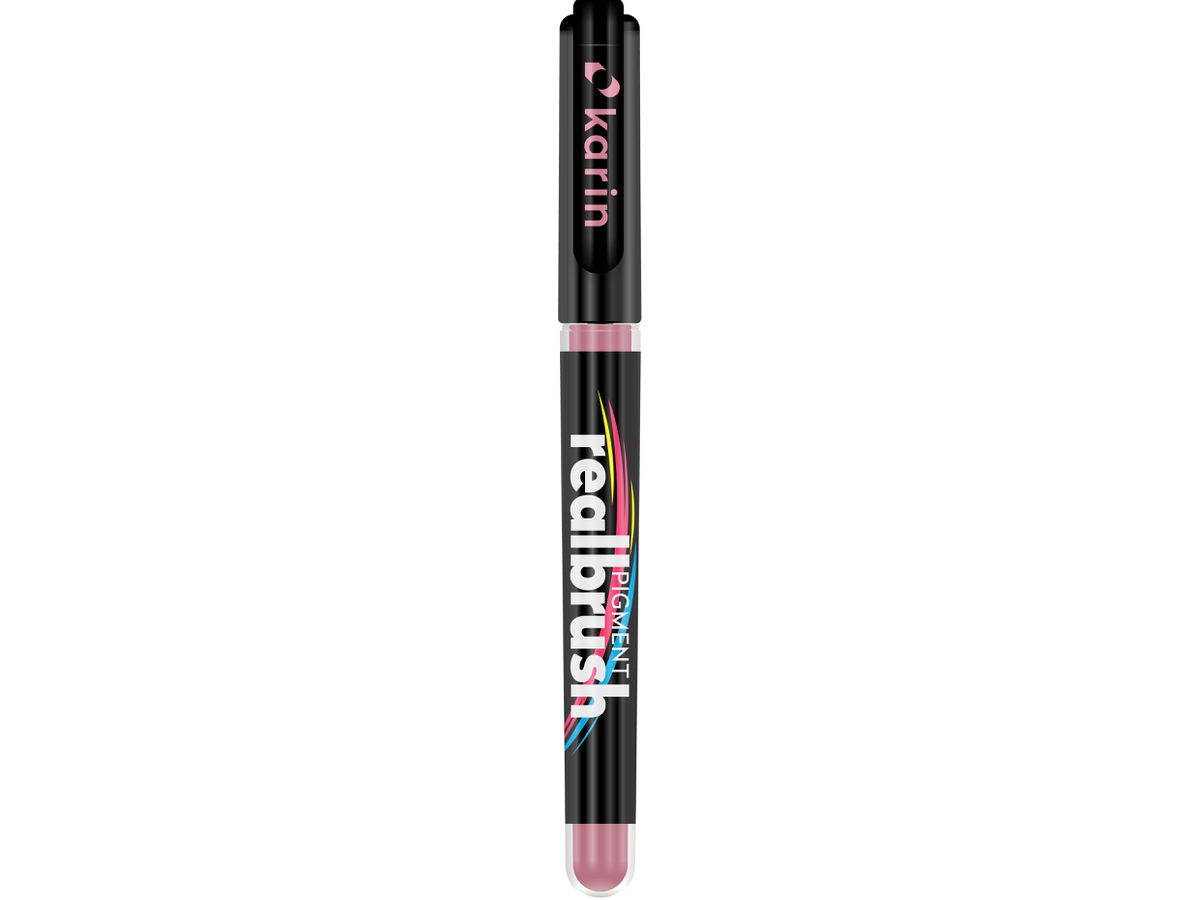 KARIN Real Brush Pen 0.4mm 33Z183 Pigment, rosa (5904446031909)