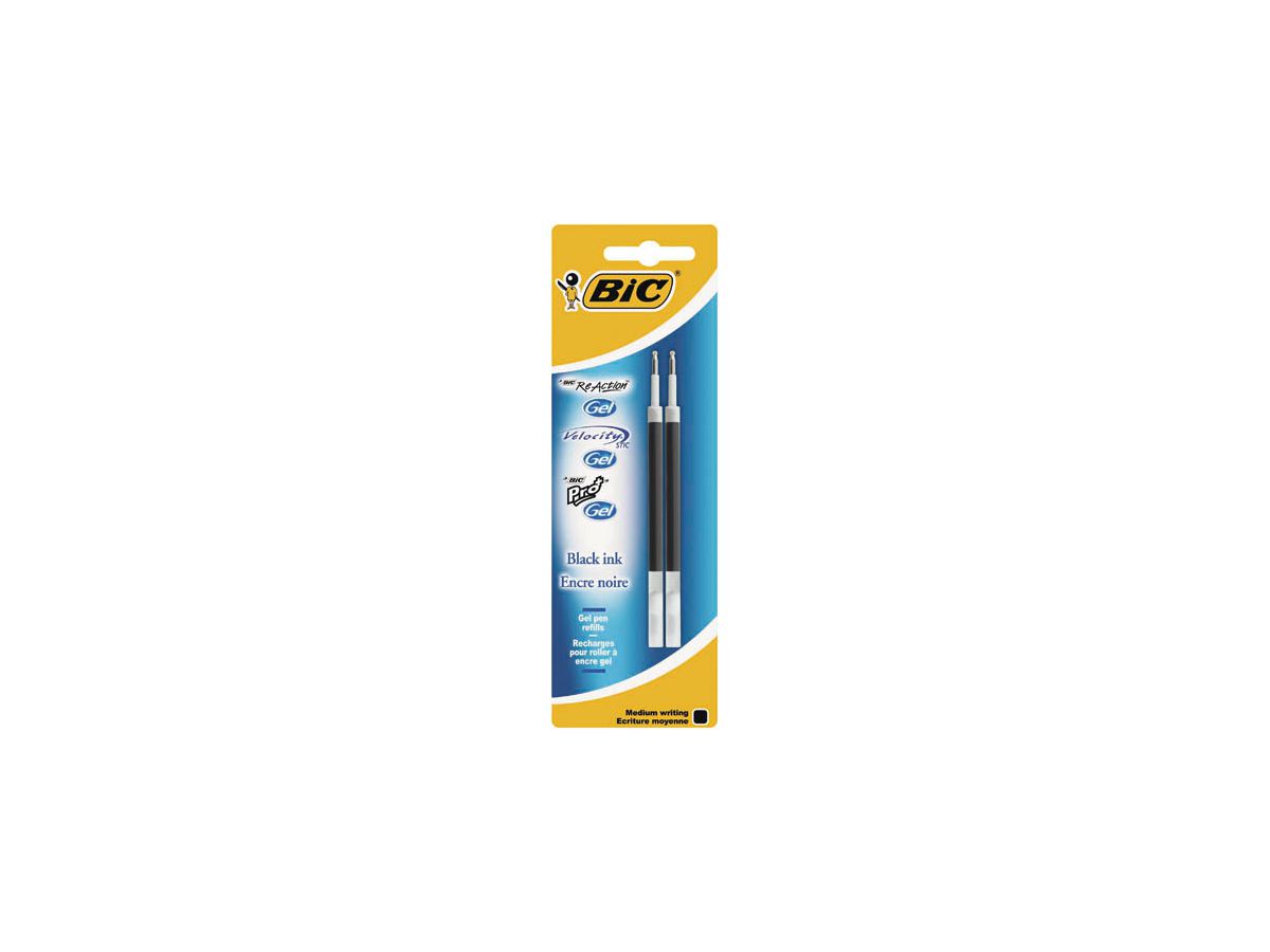 BIC Gel Roller 0,7mm 862228 nero 2 pezzi (3086126781983)