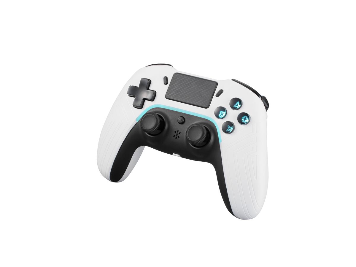 DELTACO Wireless Controller PS4 GAM-139-W White (7333048057099)