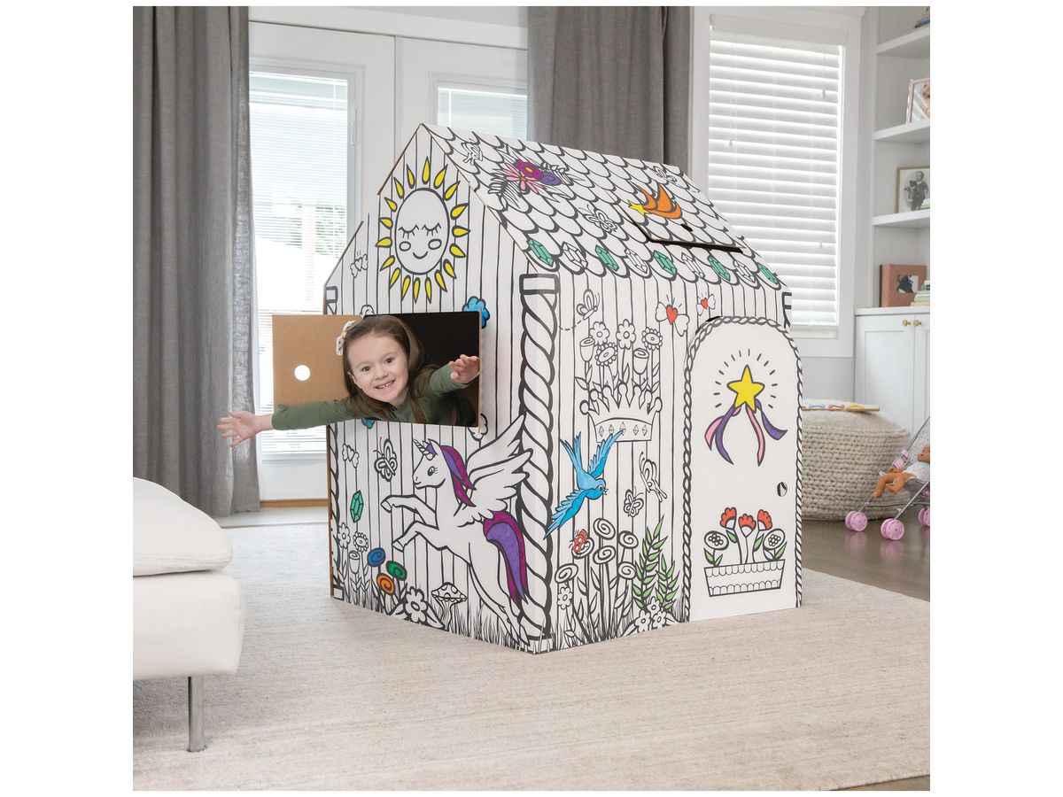 FELLOWES Spielhaus BANKERS BOX 1232401 Einhorn 121x97x81cm (0043859779536)